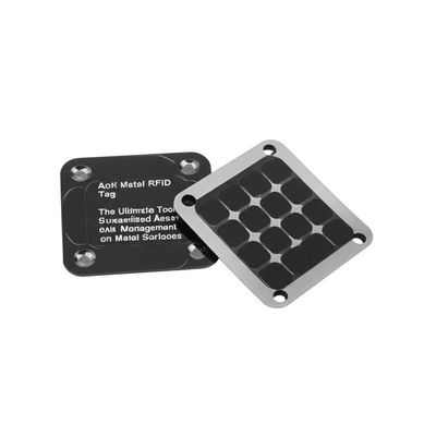 High-Performance RFID On Metal Tag Compatible with Android RFID Reader for Secure Data Transmission