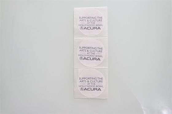 антенна алюминиевой фольги диаметра 26mm стикера Uhf 13.56mhz RFID
