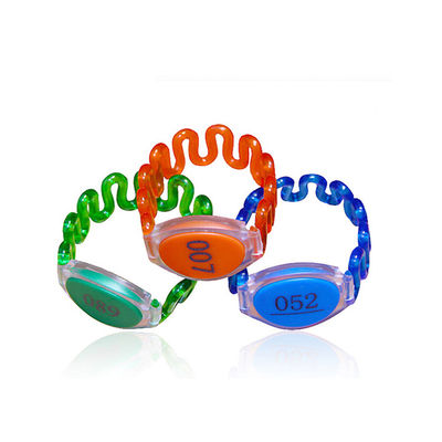 Бирка 125KHZ Wristband Abs RFID откалывает с 100000 раз циклами программирования
