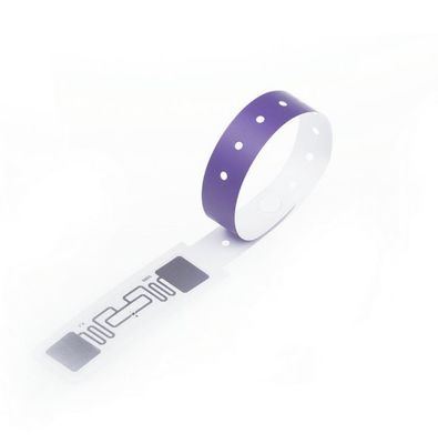 Wristband 210*35mm Rfid бумаги доказательства воды устранимый 250*30mm