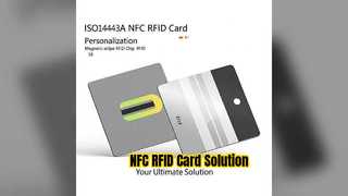 NFC RFID-карта ISO14443A Чип с магнитной полосой 216